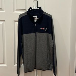Men’s New England Patriots quarter zip pull over